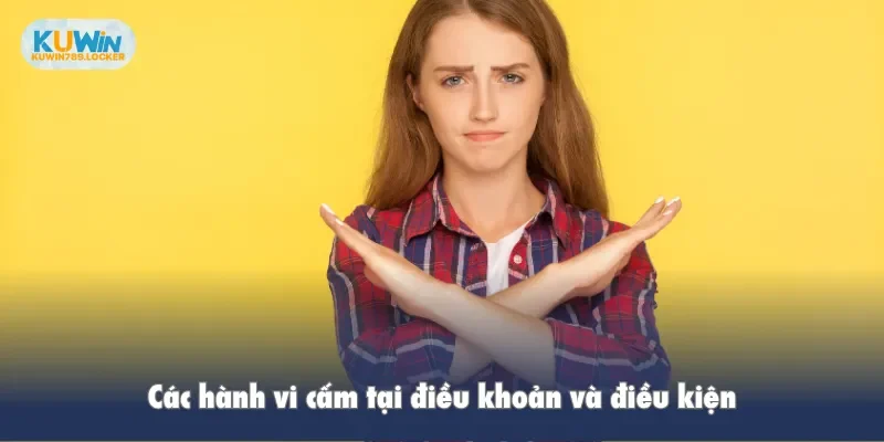 Các hành vi cấm tại điều khoản và điều kiện